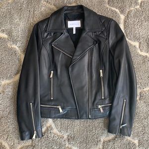 BCBGeneration black leather jacket size small